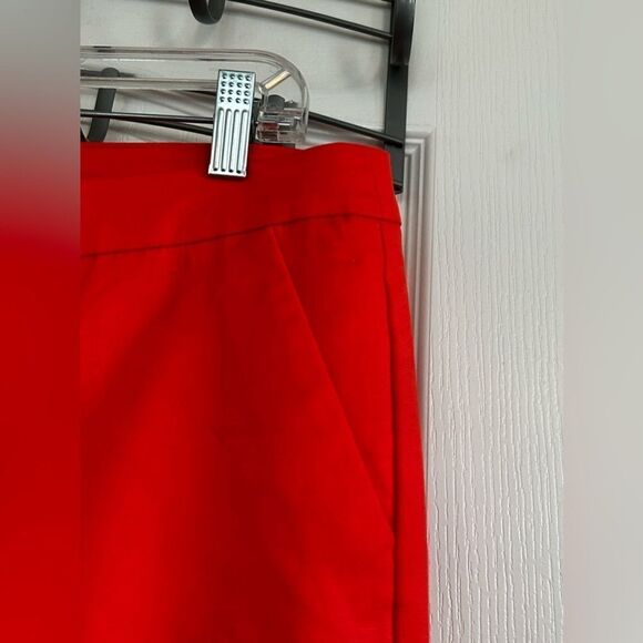 Adrianne Vitadini Dress Pants ankle Size 4 Coral pink stretch - Picture 9 of 13